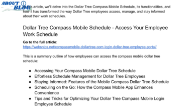 Dollar tree schedule