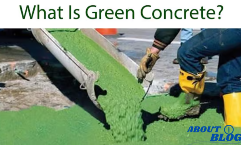 Green concrete